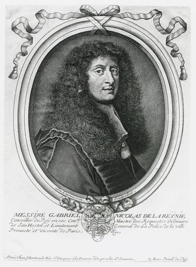 Gabriel Nicolas de la Reynie by Nicolas II de Larmessin